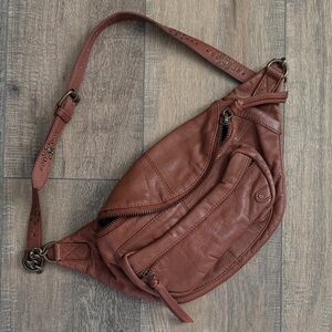 Free People Brown Belt Bag
